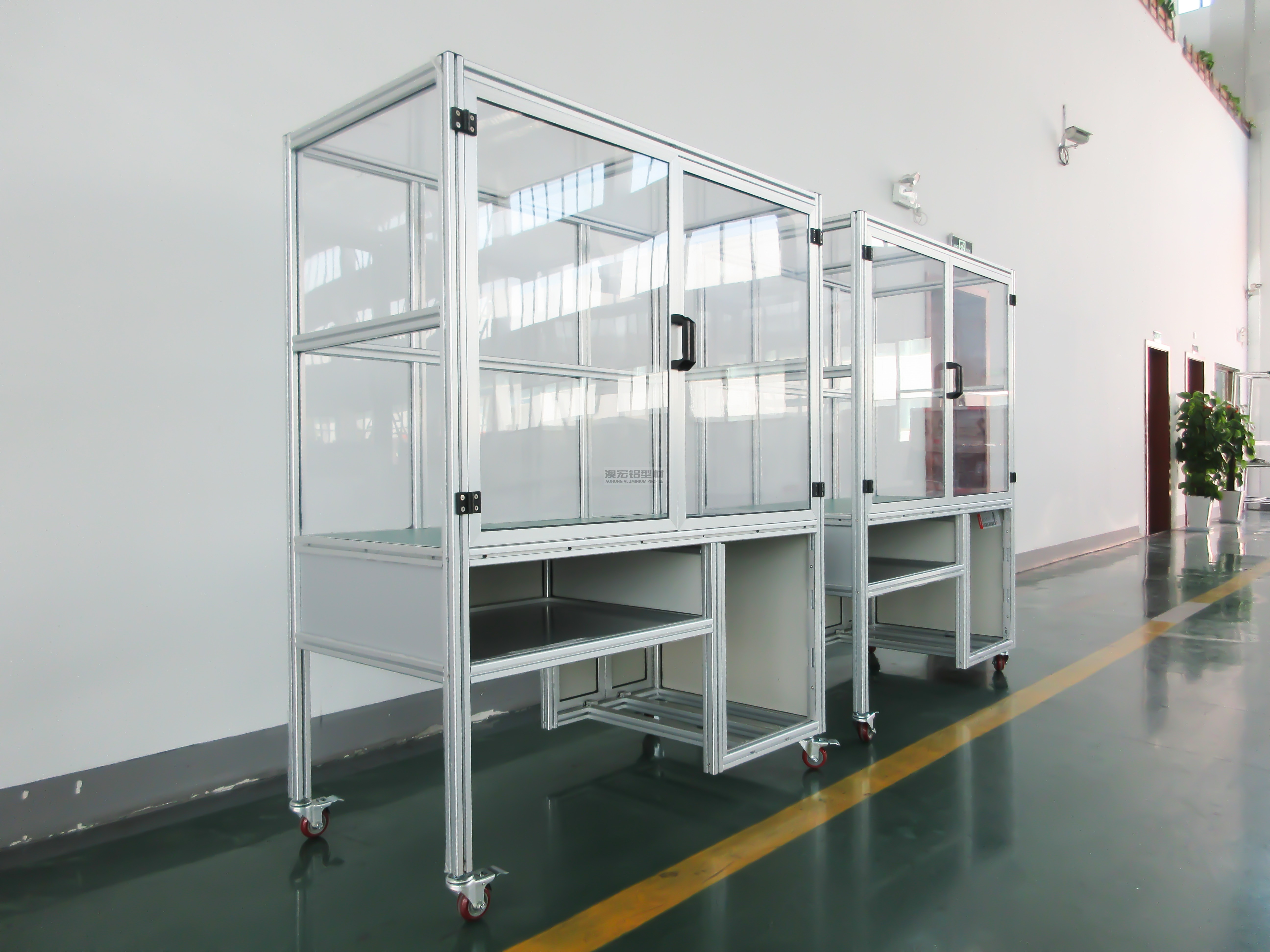 工業生產鋁型材架子安裝如何提升精度？-澳宏工業鋁型材