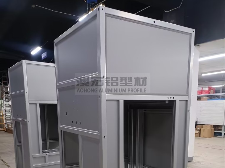 工業生產鋁型材架子安裝如何提升精度？-澳宏工業鋁型材